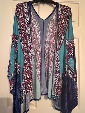 Boutique Kimono/Poncho - Southwest pattern